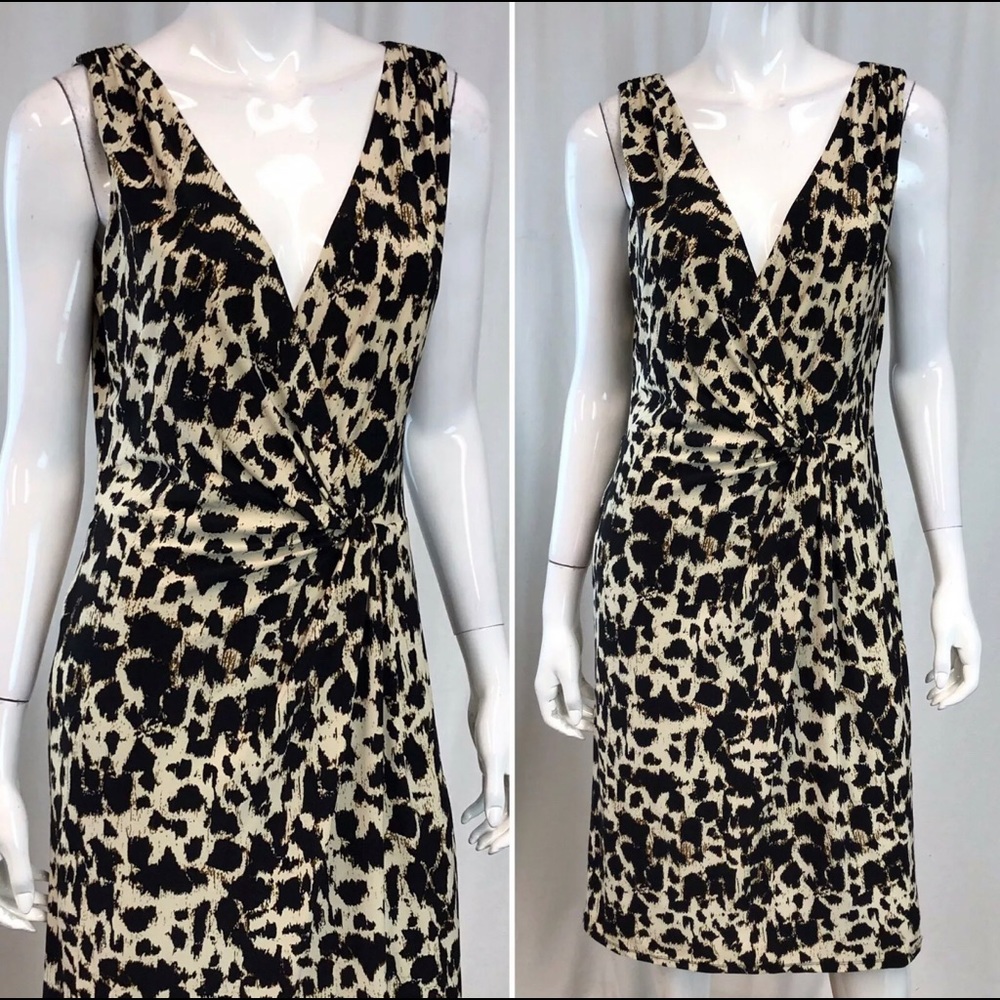Lauren Ralph Lauren animal print dress—-size 10